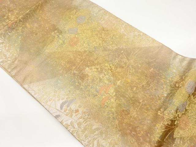 JAPANESE NAGOYA OBI / KINSAI / WOVEN PHOENIX